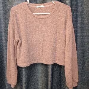 Ultra Flirt Mauve Crew Neck Sweater